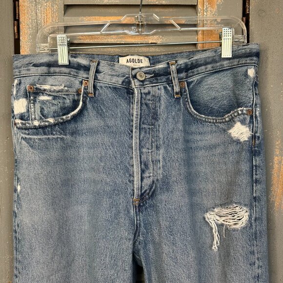 AGOLDE 90's Mid-Rise Loose Fit Jean Isolate Sz 29 - Picture 4 of 16